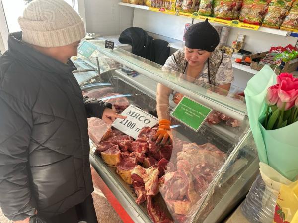 В рамках заключённого контракта с АО «СПК «Aqjaiyq» началась интервенция говядины